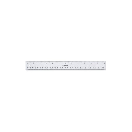 Universal Acrylic Plastic Ruler, 12", Clear UNV59022***